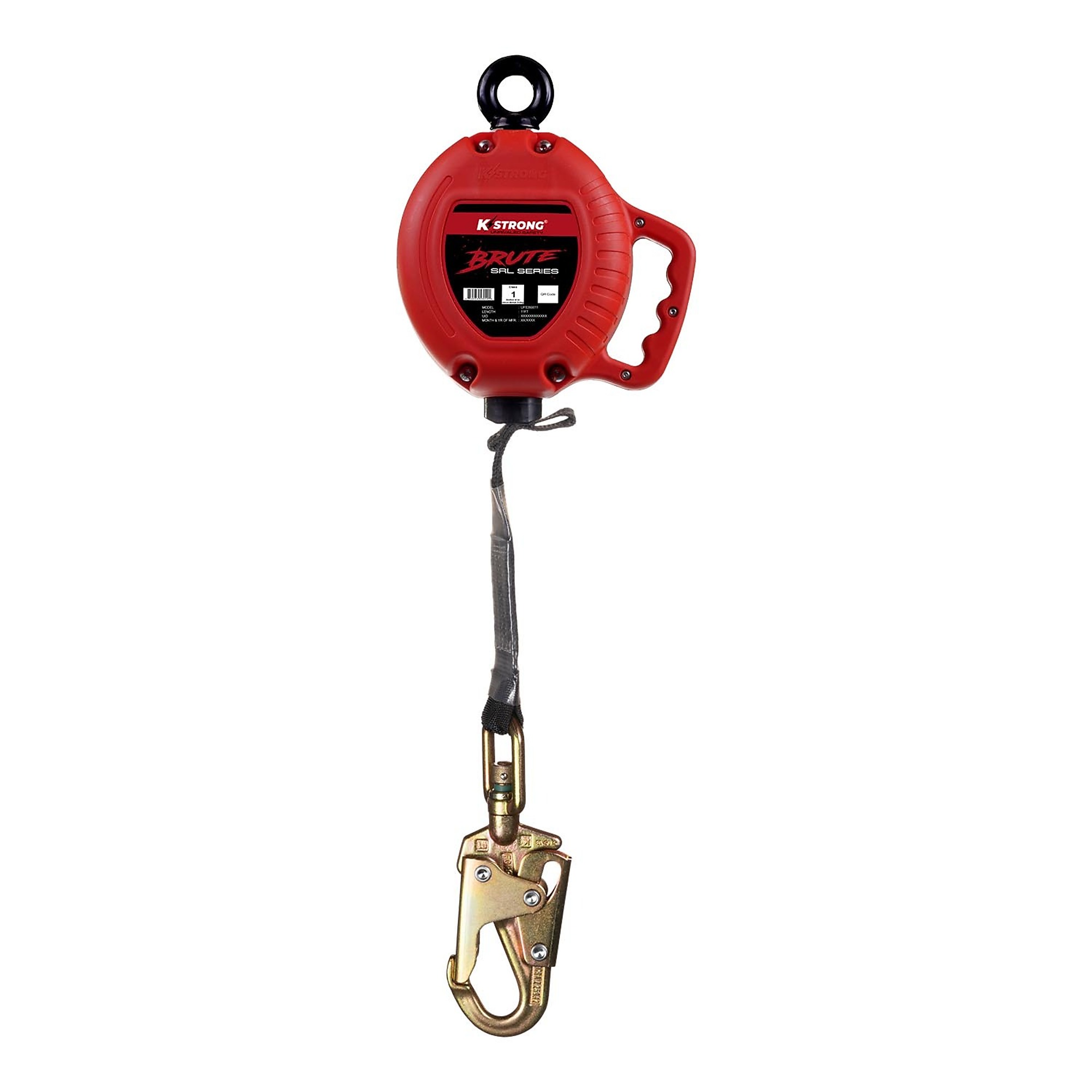 KStrong Brute Web SRL — 11ft., Swivel Snap Hook, Carabiner Included, Model# UFS350011